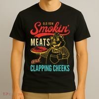 Funny Bbq Meat Groovy Smoking Fun T-Shirt thumb 3