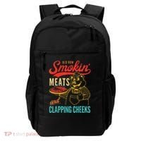 Funny Bbq Meat Groovy Smoking Fun Backpack thumb 0