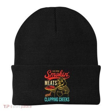Funny Bbq Meat Groovy Smoking Fun Beanie