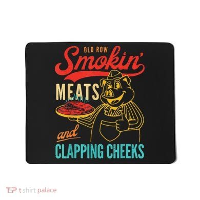 Funny Bbq Meat Groovy Smoking Fun Mousepad