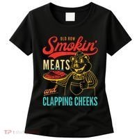 Funny Bbq Meat Groovy Smoking Fun Women's T-Shirt thumb 0
