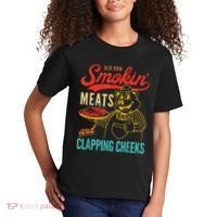 Funny Bbq Meat Groovy Smoking Fun Kids T-Shirt thumb 2