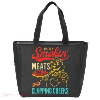 Funny Bbq Meat Groovy Smoking Fun Tote Bag