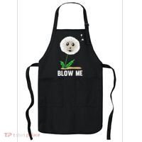 Funny Blow Me Seal Face Dandelion Meme Apron thumb 0