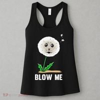Funny Blow Me Seal Face Dandelion Meme Women's Tank Top thumb 3