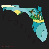 Florida Beach Map Women's Sweatshirt thumb 2