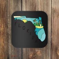 Florida Beach Map Coaster thumb 0