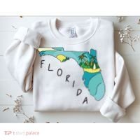 Florida Beach Map Sweatshirt thumb 2
