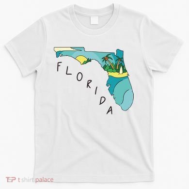 Florida Beach Map T-Shirt