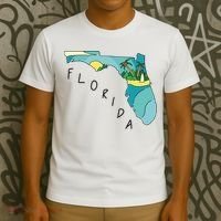 Florida Beach Map T-Shirt thumb 3