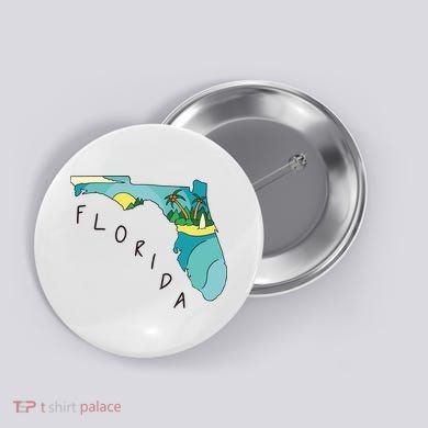 Florida Beach Map Button