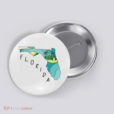 Florida Beach Map Button