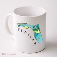 Florida Beach Map Coffee Mug thumb 0
