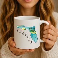 Florida Beach Map Coffee Mug thumb 3