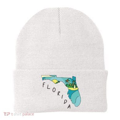 Florida Beach Map Beanie