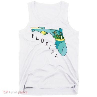 Florida Beach Map Tank Top