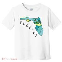 Florida Beach Map Toddler T-Shirt thumb 0