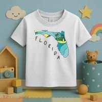 Florida Beach Map Toddler T-Shirt thumb 3
