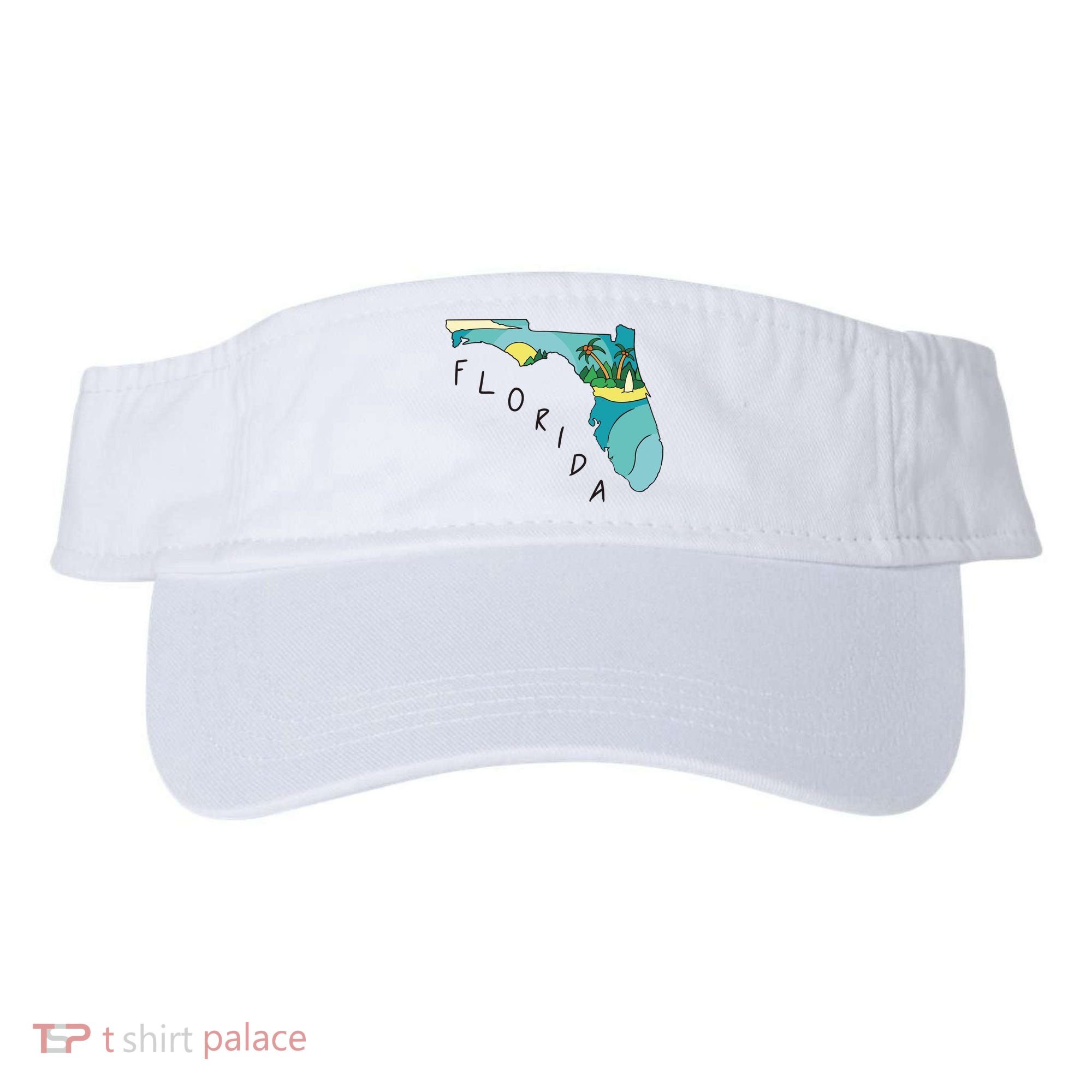 Florida Beach Map Visor