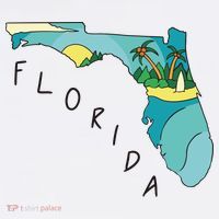 Florida Beach Map Women's T-Shirt thumb 6