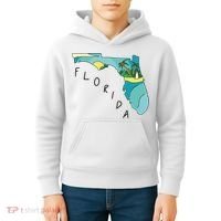 Florida Beach Map Kids Hoodie thumb 4