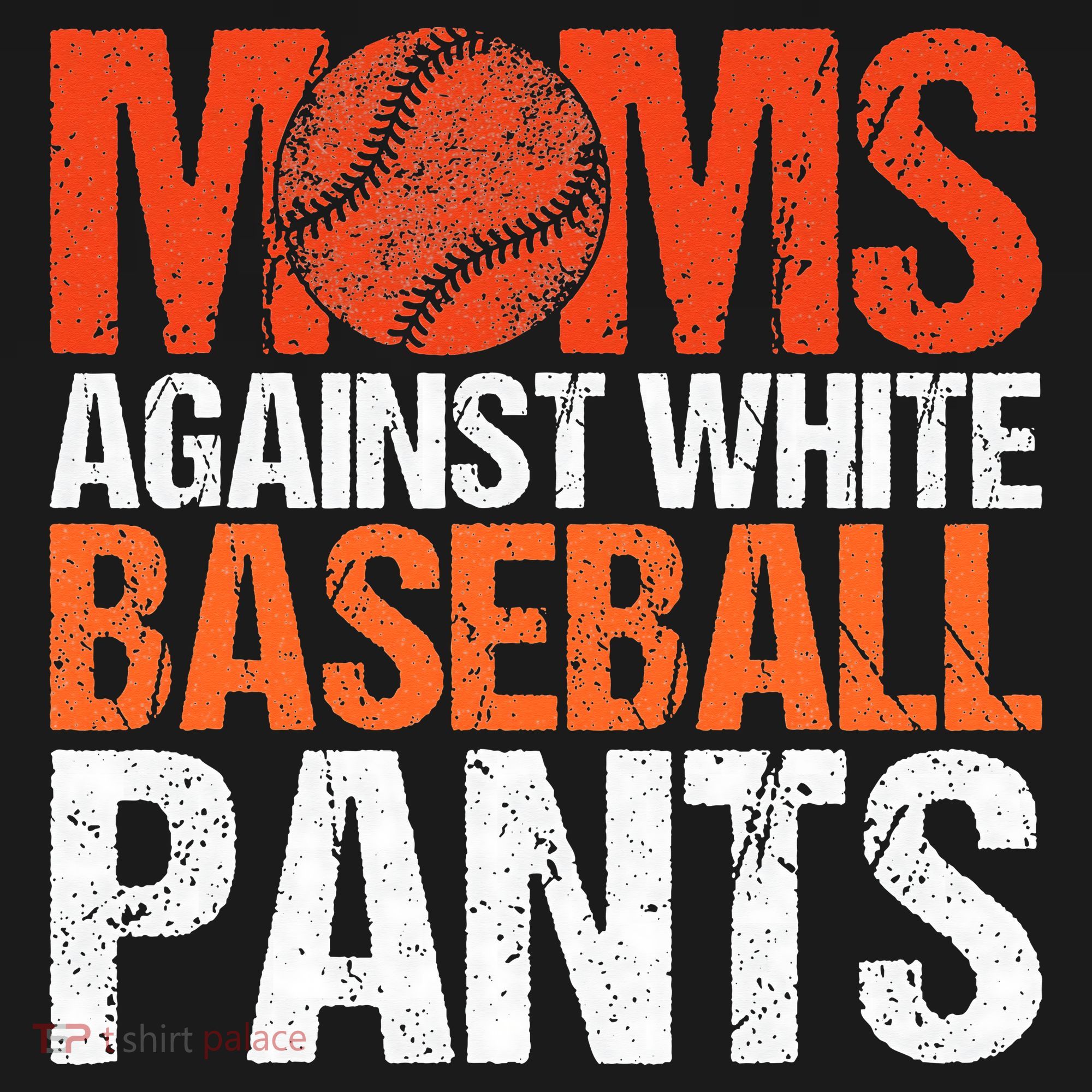 Funny Baseball Moms Against White Baseball Pants Mousepad