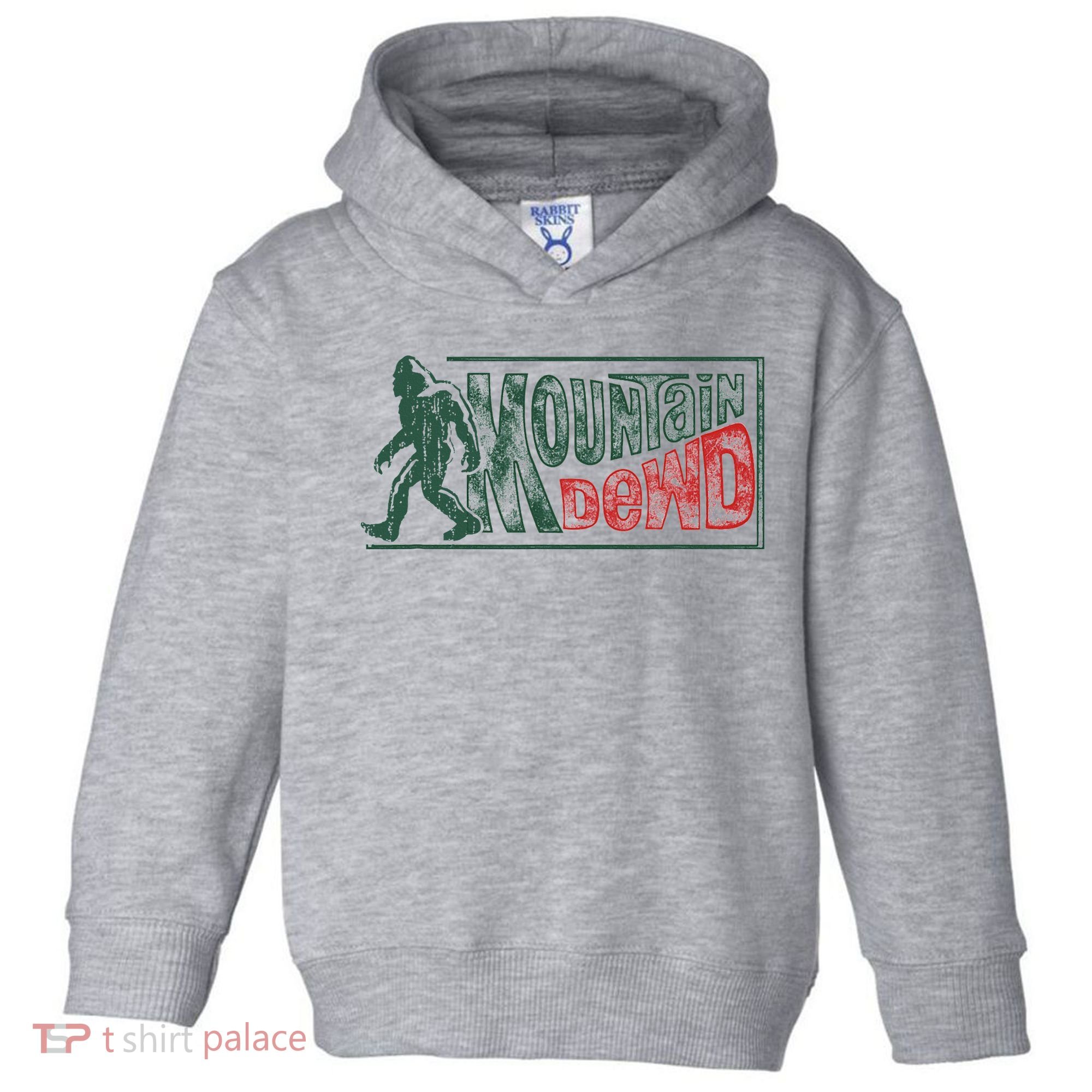 Funny Bigfoot Mountain Dude Hiking Camping Retro Gift Toddler Hoodie