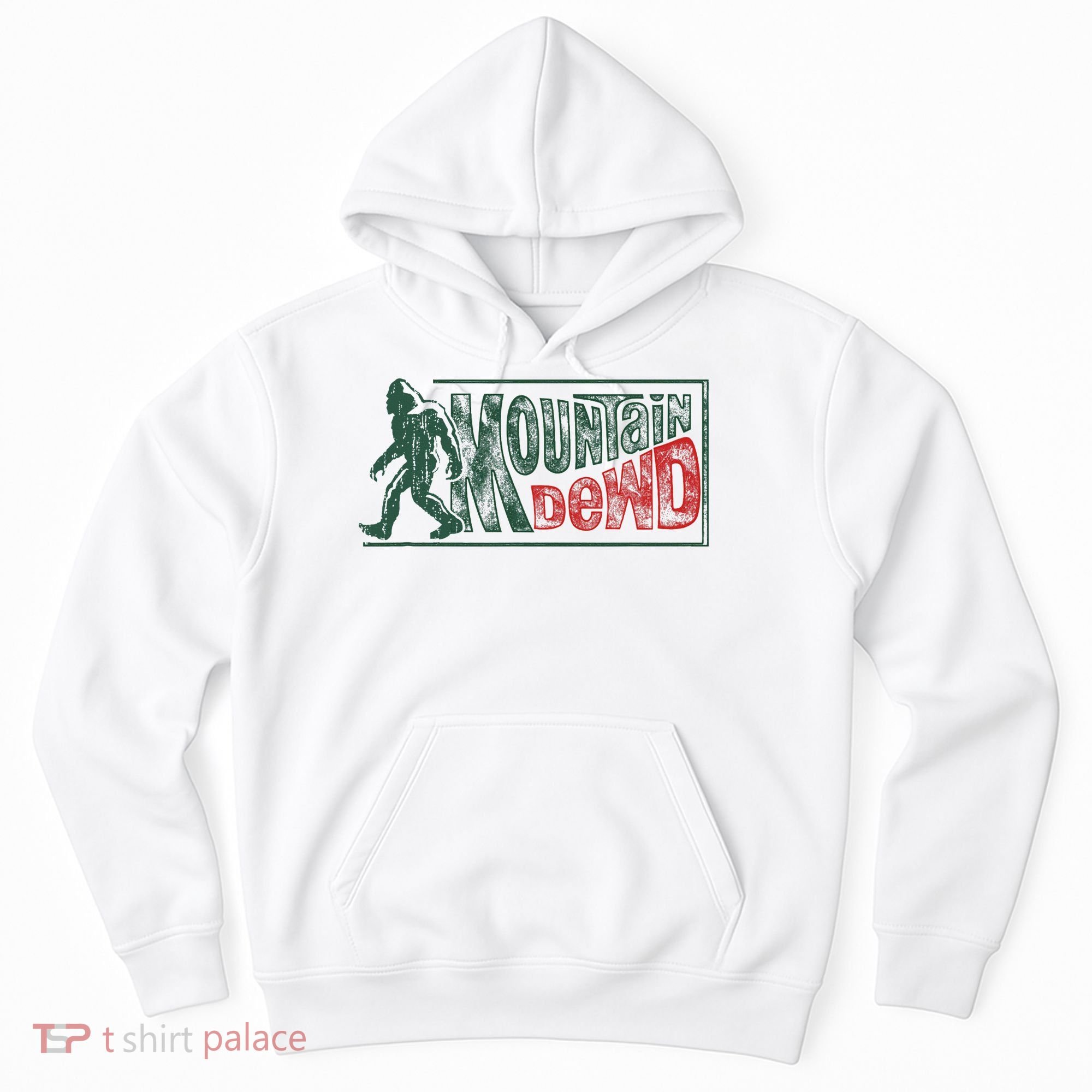 Funny Bigfoot Mountain Dude Hiking Camping Retro Gift Hoodie