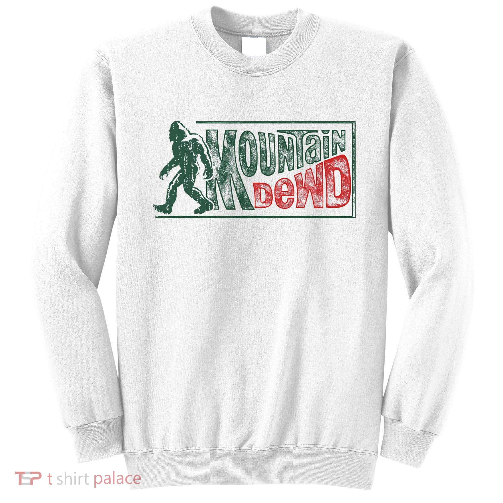 Funny Bigfoot Mountain Dude Hiking Camping Retro Gift Sweatshirt