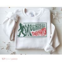 Funny Bigfoot Mountain Dude Hiking Camping Retro Gift Sweatshirt thumb 2