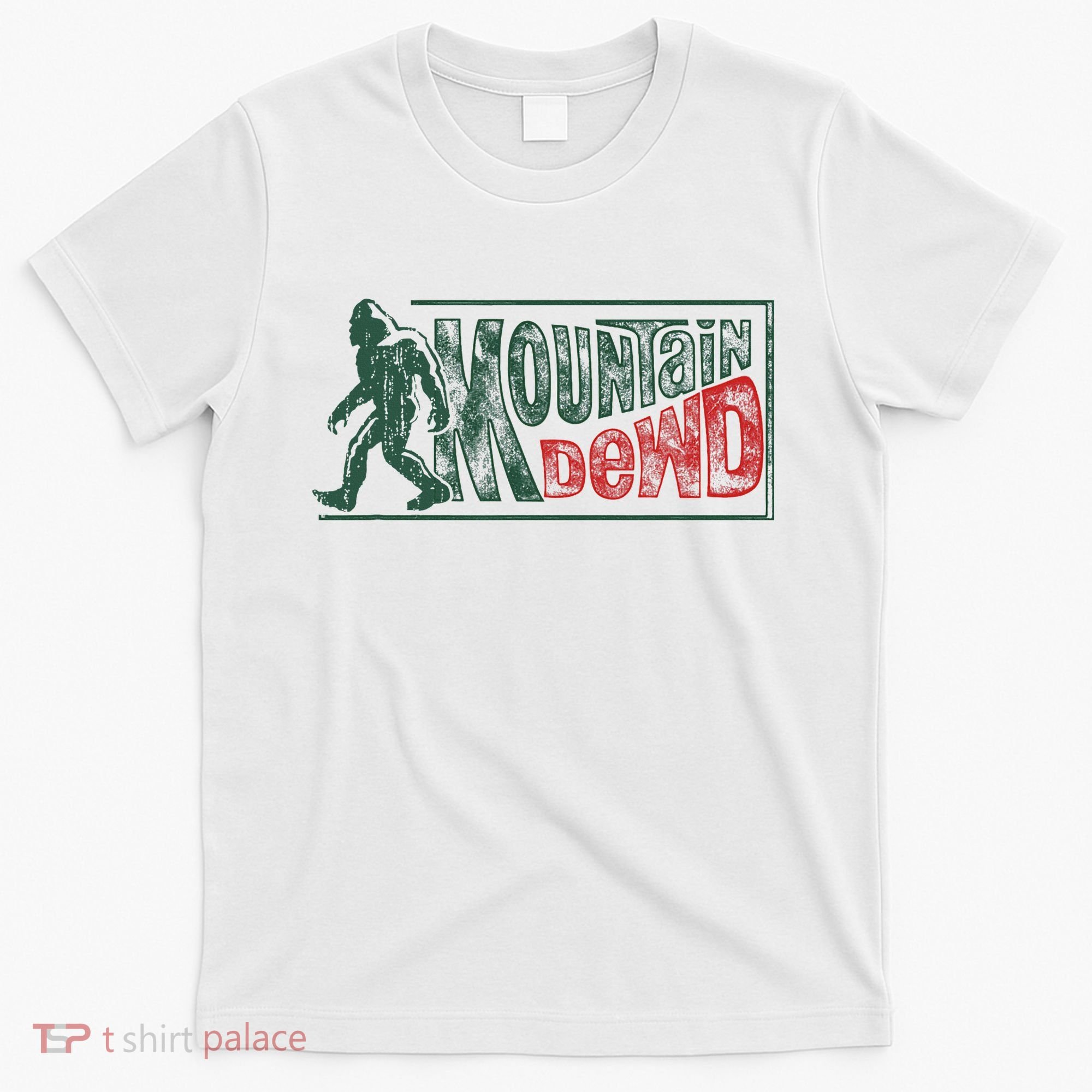 Funny Bigfoot Mountain Dude Hiking Camping Retro Gift T-Shirt