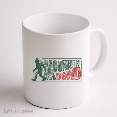 Funny Bigfoot Mountain Dude Hiking Camping Retro Gift Coffee Mug back