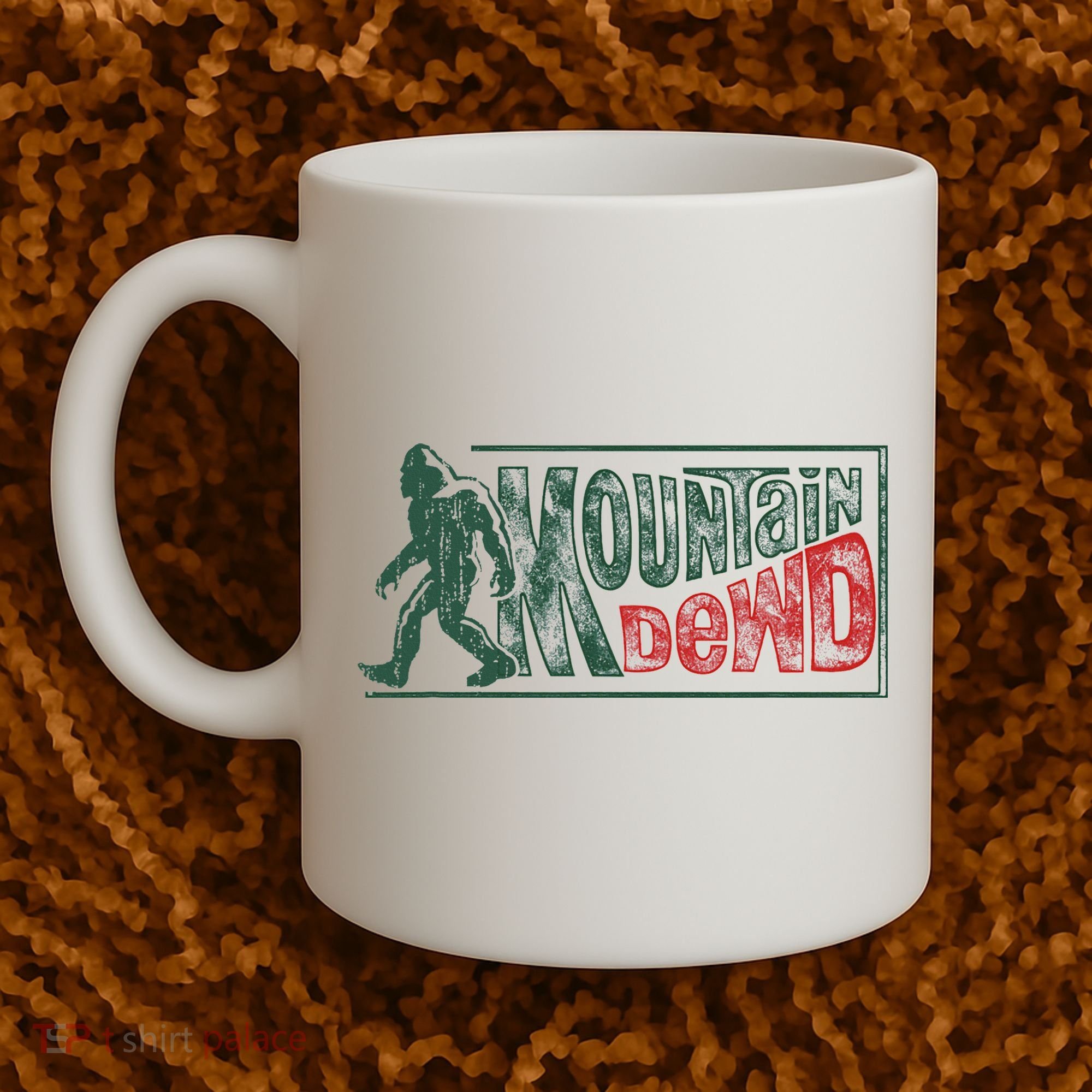 Funny Bigfoot Mountain Dude Hiking Camping Retro Gift Coffee Mug