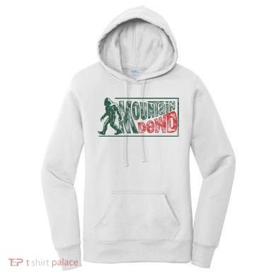 Funny Bigfoot Mountain Dude Hiking Camping Retro Gift Women's Hoodie