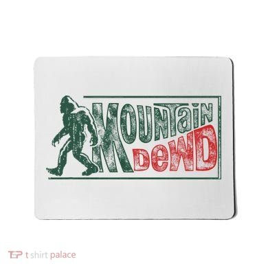 Funny Bigfoot Mountain Dude Hiking Camping Retro Gift Mousepad