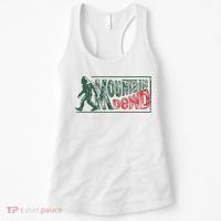 Funny Bigfoot Mountain Dude Hiking Camping Retro Gift Women's Tank Top thumb 0