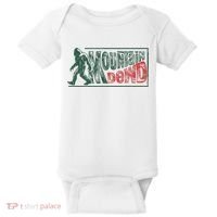 Funny Bigfoot Mountain Dude Hiking Camping Retro Gift Baby Bodysuit thumb 0