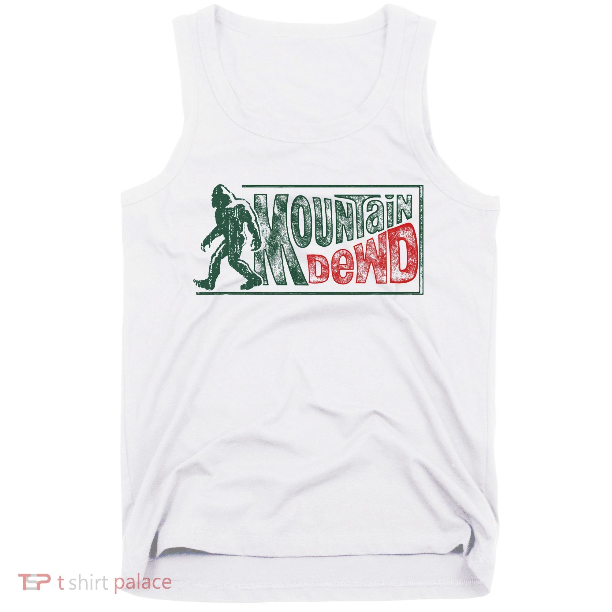 Funny Bigfoot Mountain Dude Hiking Camping Retro Gift Tank Top