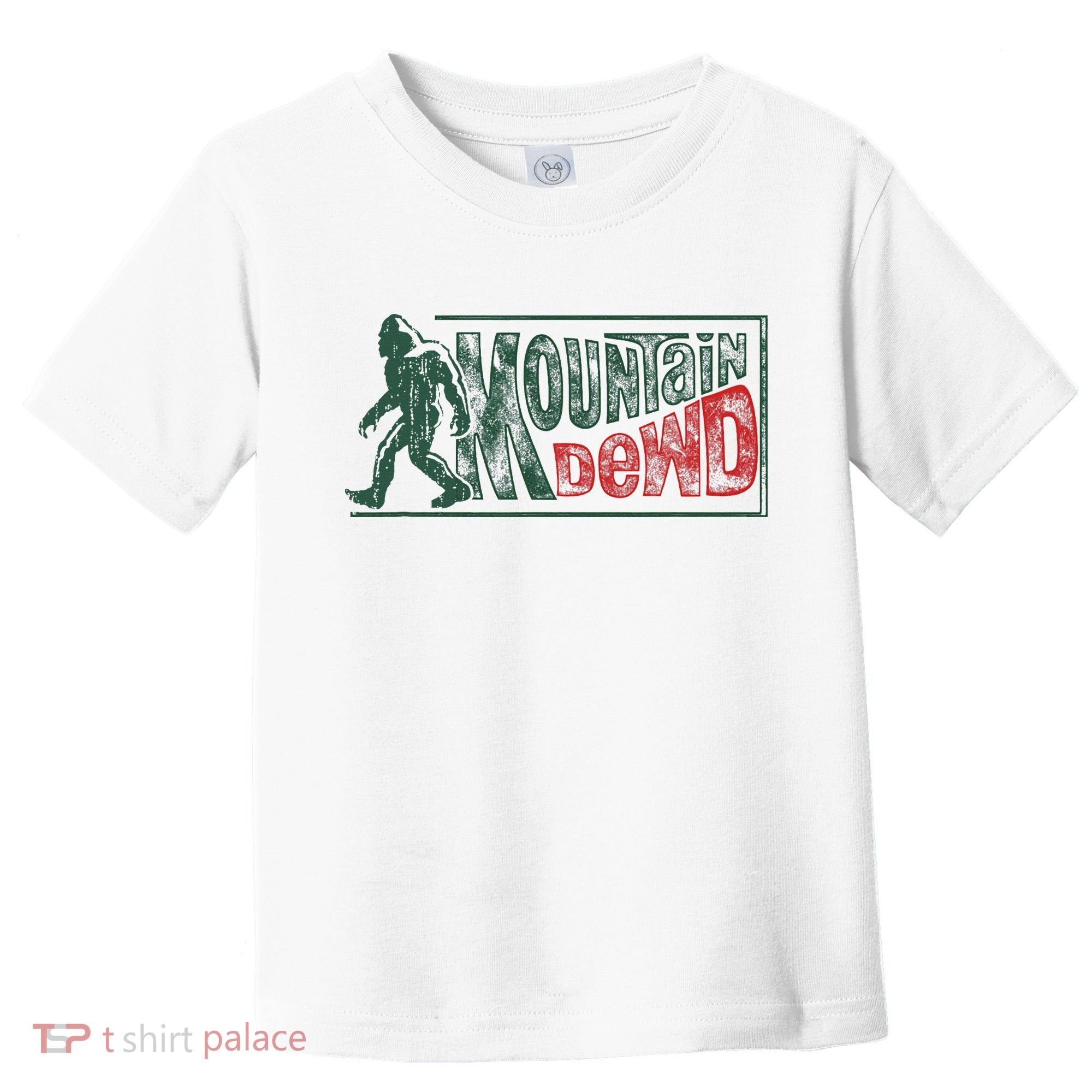 Funny Bigfoot Mountain Dude Hiking Camping Retro Gift Toddler T-Shirt