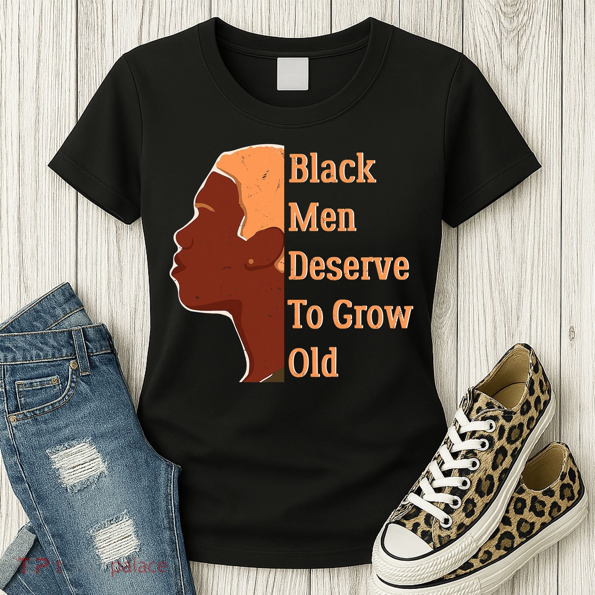 Funny Black M.e.n Deserve To Grow Old Black History Month Women's T-Shirt