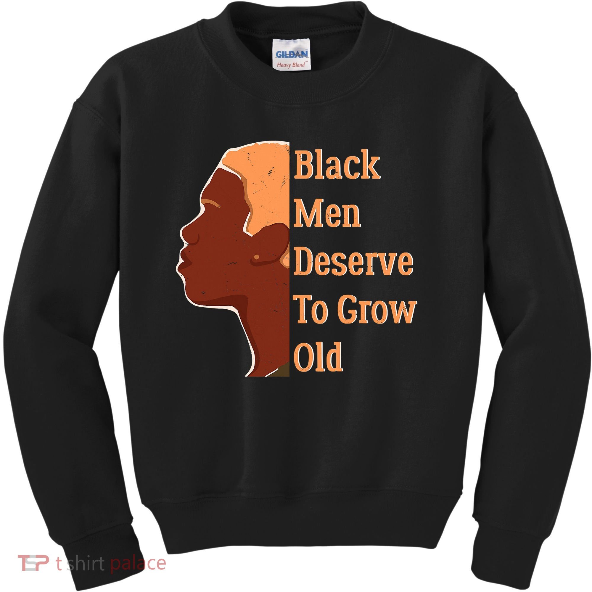 Funny Black M.e.n Deserve To Grow Old Black History Month Kids Sweatshirt