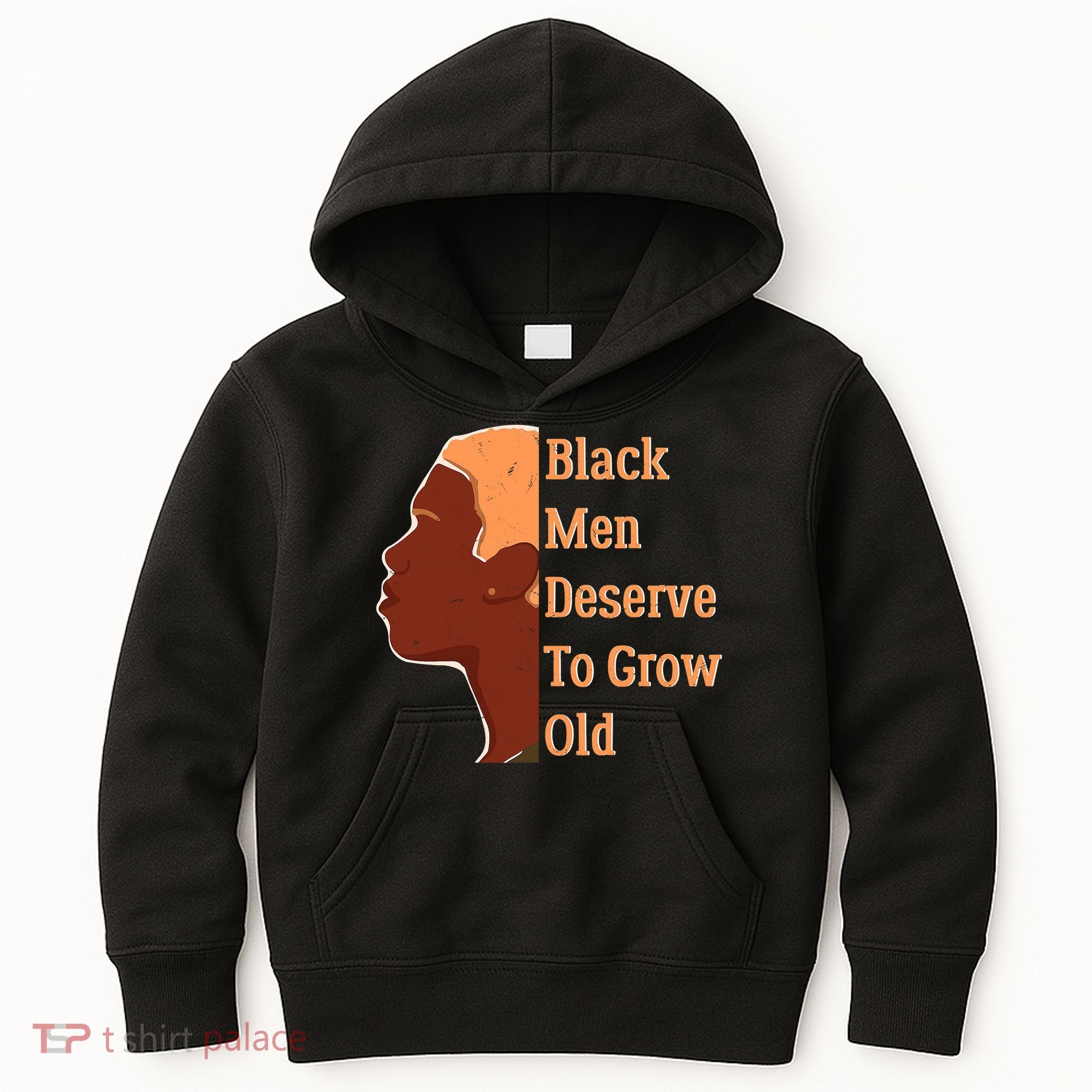 Funny Black M.e.n Deserve To Grow Old Black History Month Kids Hoodie