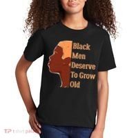 Funny Black M.e.n Deserve To Grow Old Black History Month Kids T-Shirt thumb 2