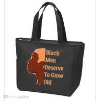 Funny Black M.e.n Deserve To Grow Old Black History Month Tote Bag thumb 3