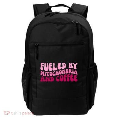 Fueled By Mitochondria And Coffee Funny Backpack