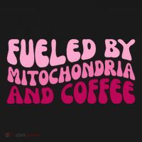 Fueled By Mitochondria And Coffee Funny Ornament thumb 1