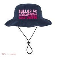 Fueled By Mitochondria And Coffee Funny Bucket Hat thumb 0