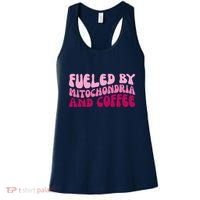 Fueled By Mitochondria And Coffee Funny Women's Tank Top thumb 0