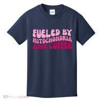 Fueled By Mitochondria And Coffee Funny Kids T-Shirt thumb 0