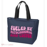 Fueled By Mitochondria And Coffee Funny Tote Bag thumb 3